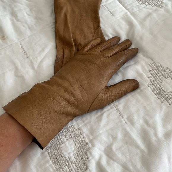 Accessories - Vintage 1950s Italian Genuine Leather Gloves